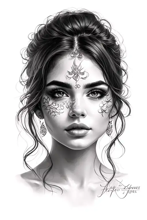 Beautiful Female Face