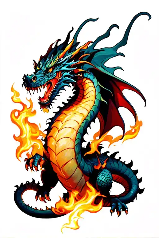 Dragon Breathing Fire