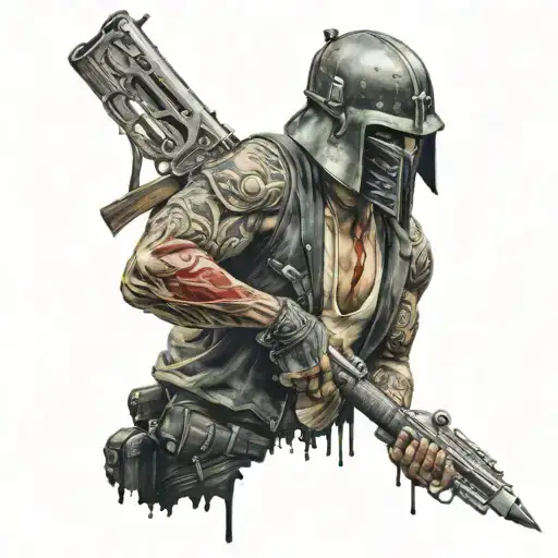 Gangster Blood-soaked Warrior