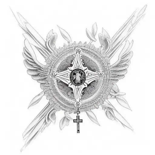 A Angel With A Rosary