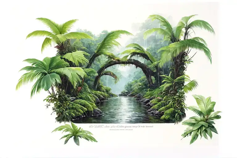 Rain Forest Entrance