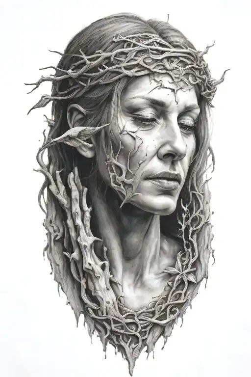 Realistic Hand Nailed To Wood