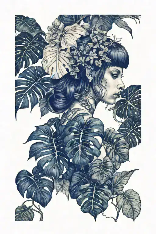 Monstera Philodendron Mushroom Fairy