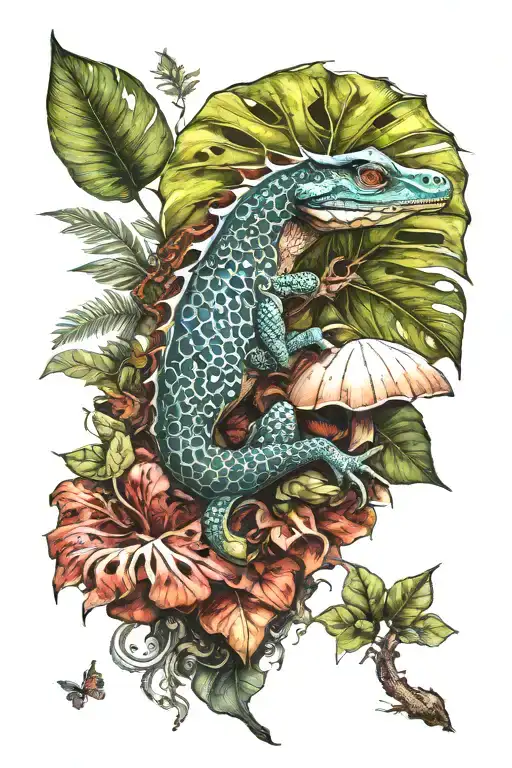 Monstera Mushroom Dragon