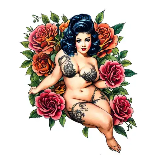 Nsfw Curvy Pinup