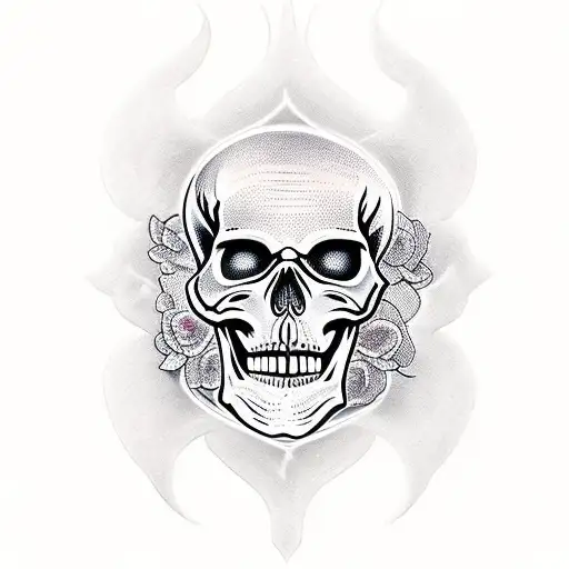 Skeleton With Raised Cocktail