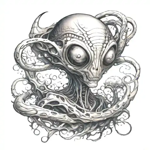 Spirital Trippy Alien