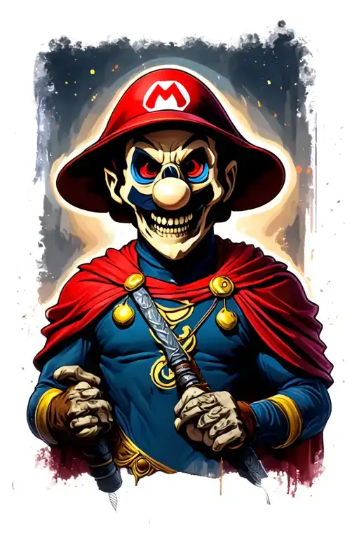 Super Mario Grim Reaper Standing