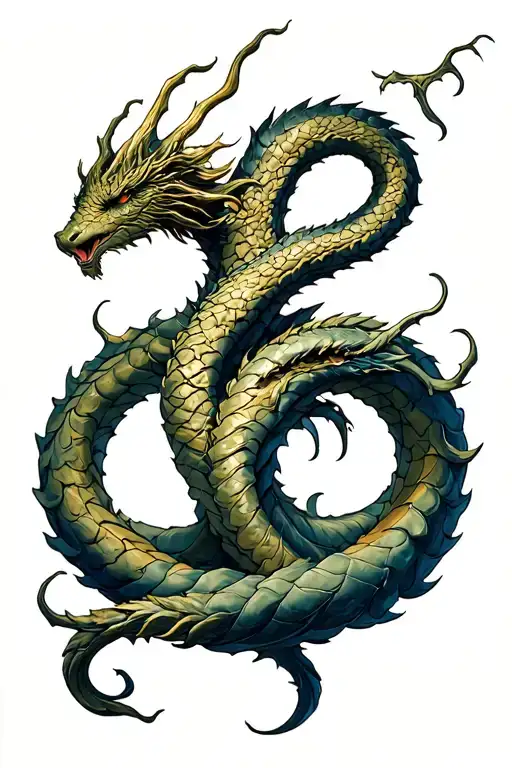 Yggdrasil With Jormungandr Wrapped Tightly