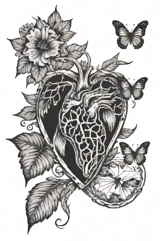 Outdoors Outline 3 Heartbeats And A Semicolon