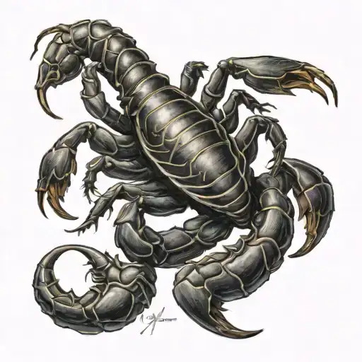 Scorpion With The Inscription John