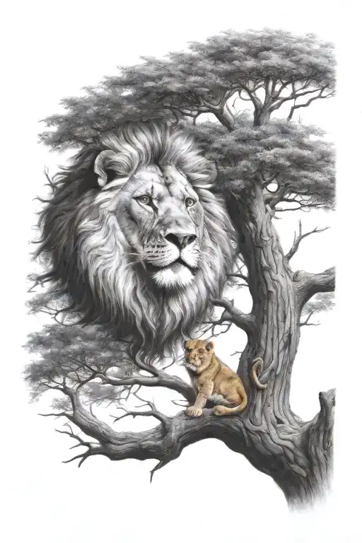 Babylion In Big Tree Growing