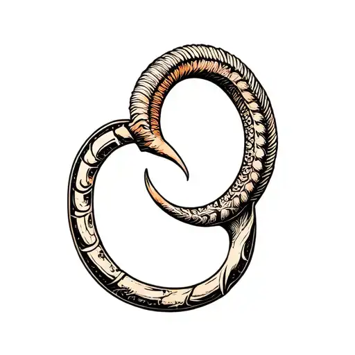 Capricorn Zodiac Sign Inside Representing The Client's Love