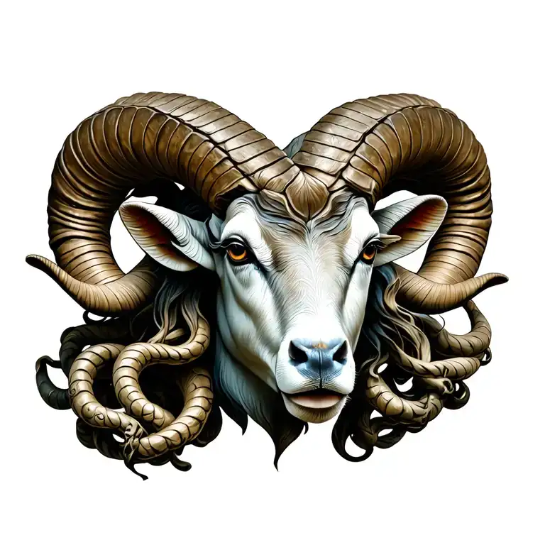 Capricorn Zodiac Sign Ram And Symbol Pretty Medusa