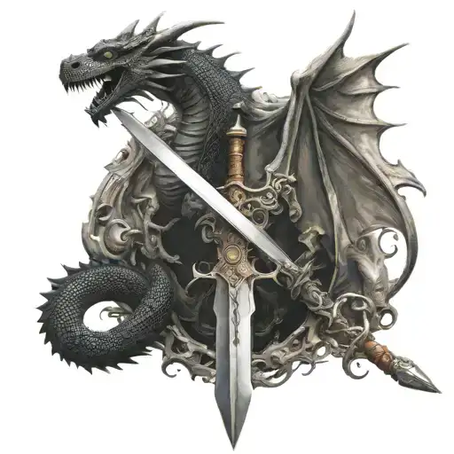 Dragon And The Sword Of Death