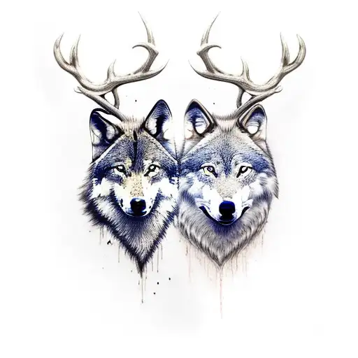 Wolf With Deer In His Eyes