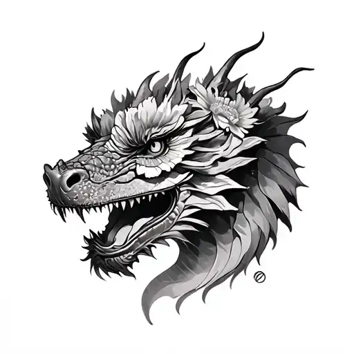 Dragon Poppy Flower Crown Airforce Photographer Army