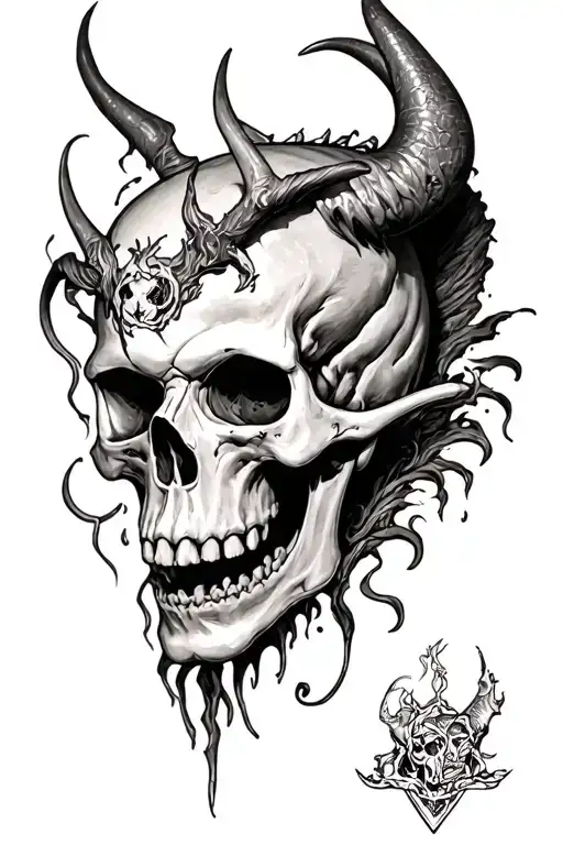 Skulls And Demon
