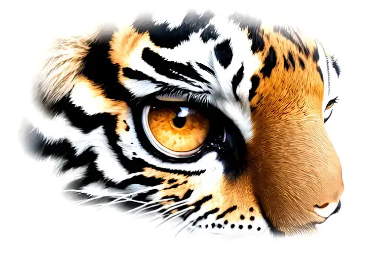 Tiger Eyes Looking