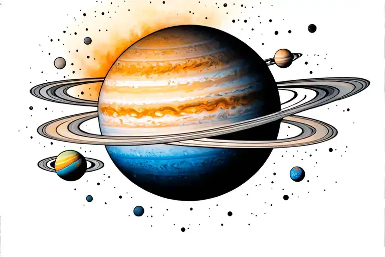 Fine Line Solar System Planets Coming