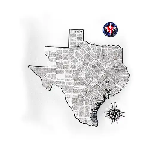 Texas Map With Swangers Rims