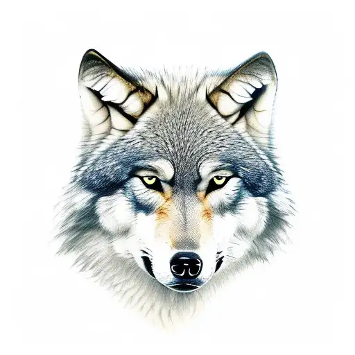 Wolf Wprotecting The Child