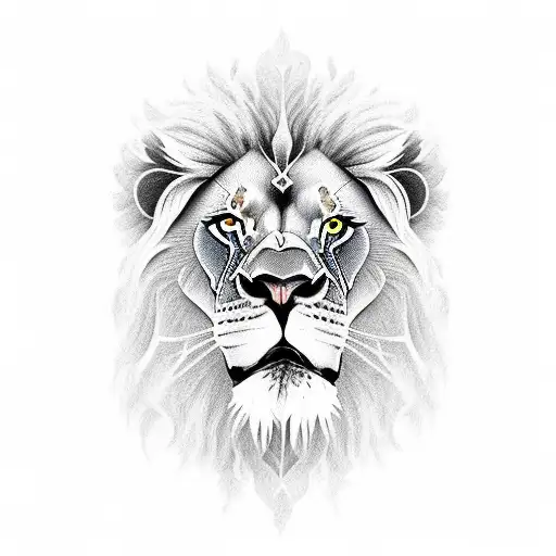 Lion With Quote