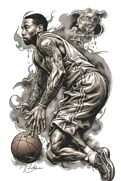 Bible Verse Basketball Player