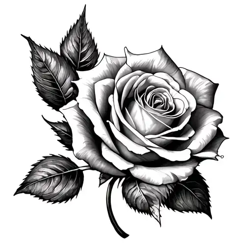 A Bloomed Rose With Petals Made Of Money With The Time On It In Roman Numerals