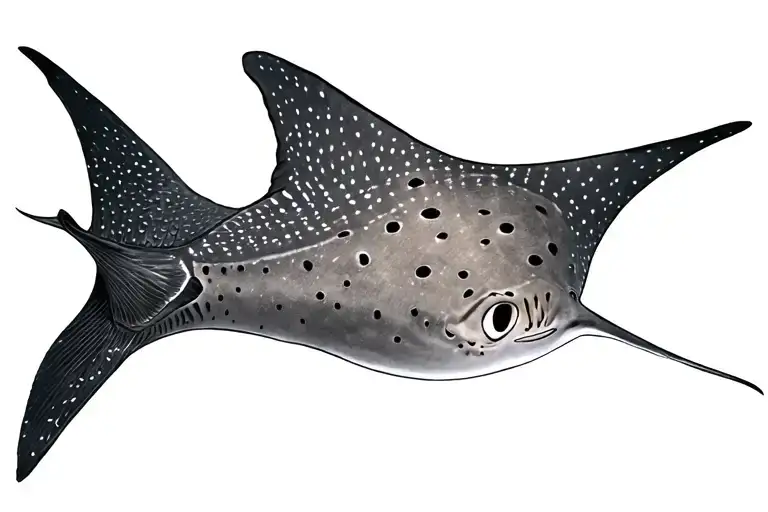 Eagle Ray Swimming