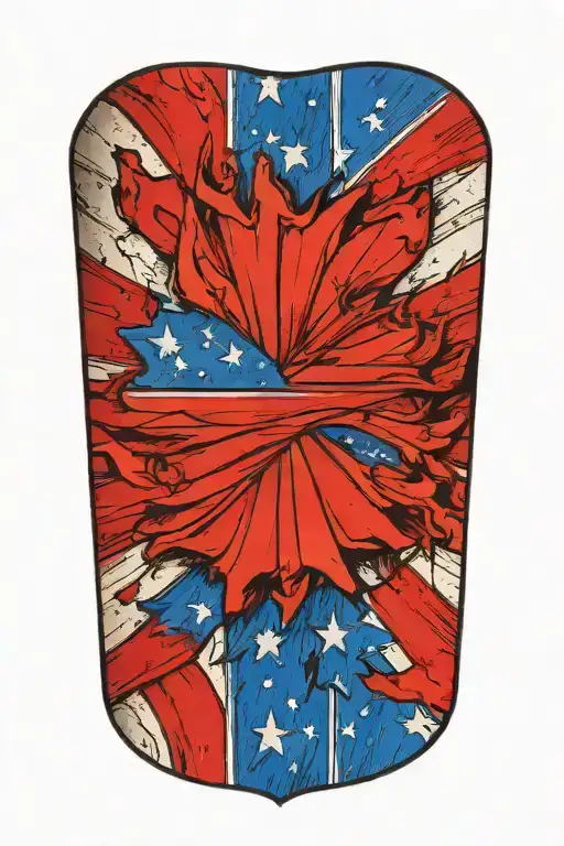 American Flag Forearm Color