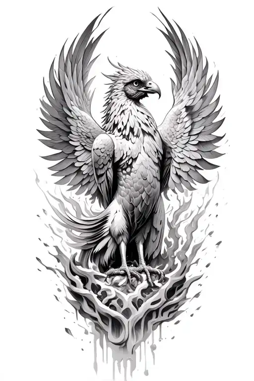 Phoenix Rising From The Ashes
