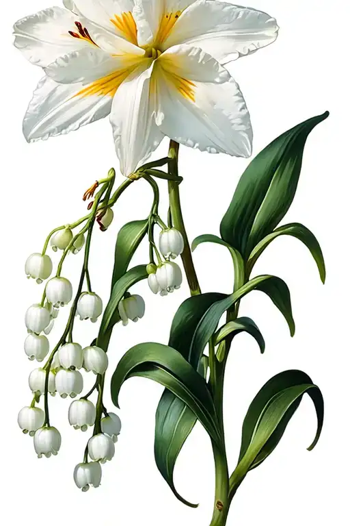 Narcissus And Lily Of The Valley