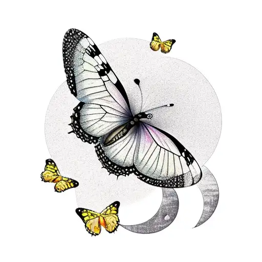 Cassette With Butterflies And The Moon