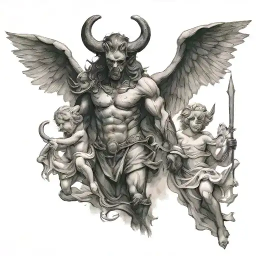 Demon And Angel Coming