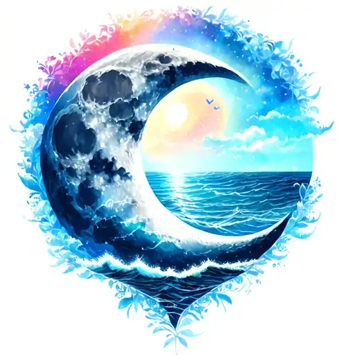 Moon And Ocean Bisexual Love