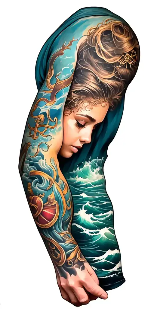 Nautical Arm Sleeve
