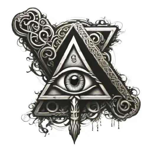 Ankh Symbol With Eye