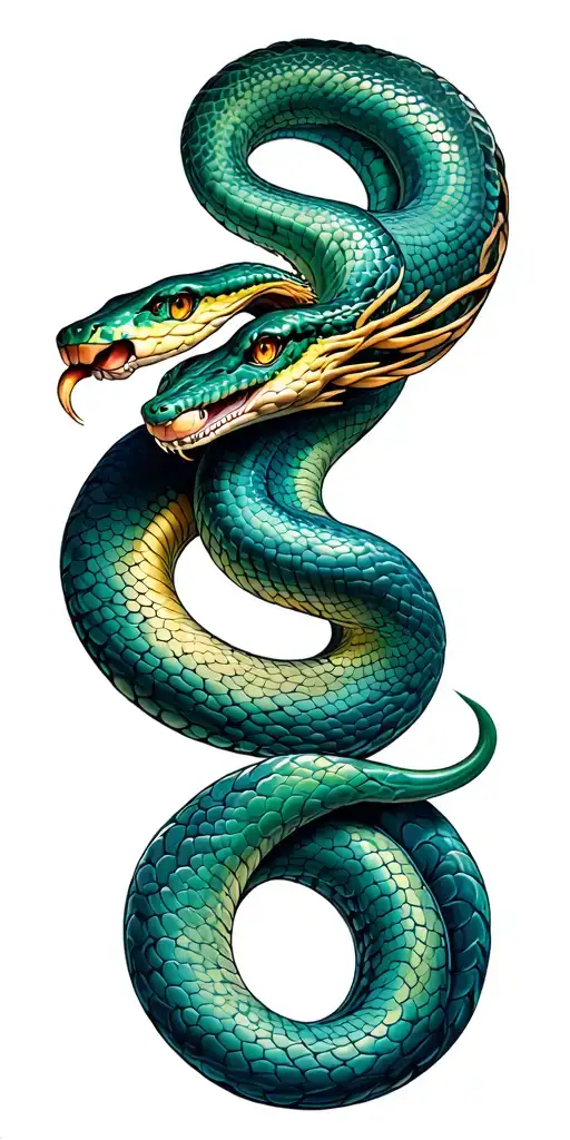 Symbolizing Snake And Dream