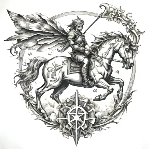 Sagittarius With Love And Power Like God