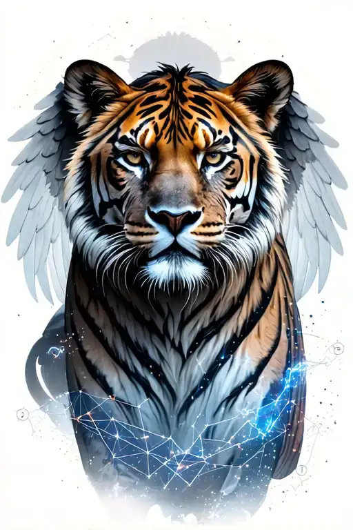 Angel Tiger Constellation Leo