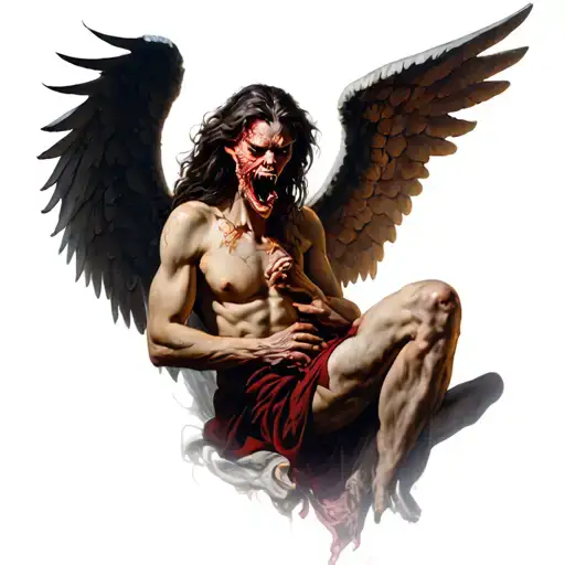 Angel Killing A Demon