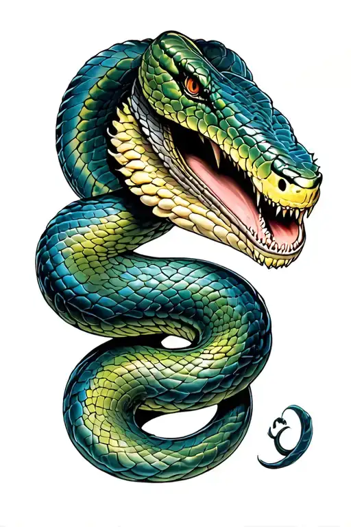 Ice King Cobra Snake Coming