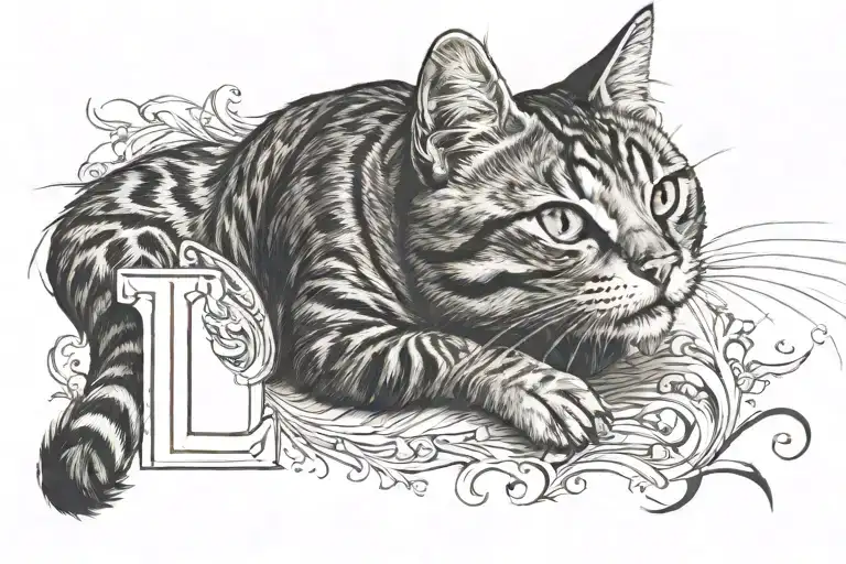 Cat And Initial L