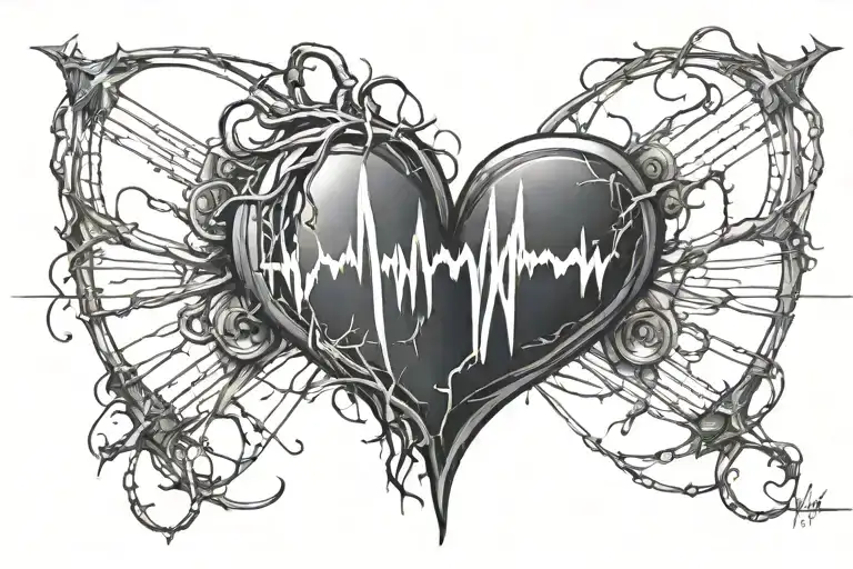 Flatline Ecg Realism Heart