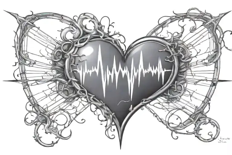 Flatline Ecg Realism Heart
