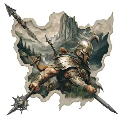 Warrior In The Mountains