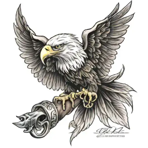 Eagle Peg Leg Pirate