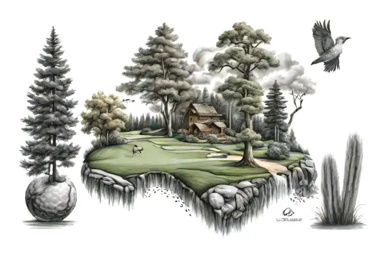 4 Season Golf Course For Sholder Arm