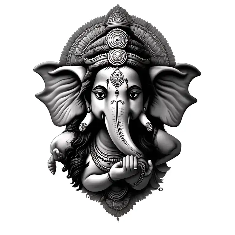 Ganesh Rotating Lord Shiva